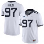 Men's West Virginia Mountaineers NCAA #97 Brayden Dudley White Authentic Nike Stitched College Football Jersey PI15T08PA